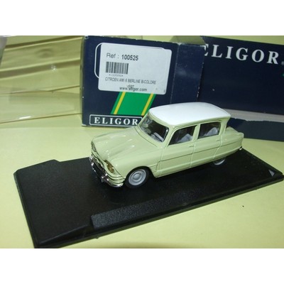 CITROEN AMI 6 BERLINE Vert Pale et Toit Blanc ELIGOR 100525 1:43