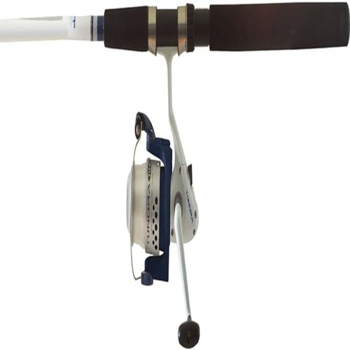 Okuma Fishing TU-702-50 Tundra Combo Spinning Reel 8' Medium, White/Blue