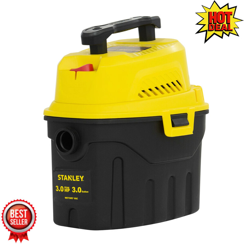 2 In 1 3 Gal Corded 3 Max HP Portable Wet Dry Vacuum Portabl