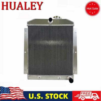 For 1947-1954 1950 Chevy 3100/3600/3800 Truck Pickup #EC5100-6 Aluminum Radiator