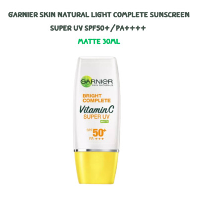 Garnier Skin Natural Light Complete Sunscreen Super UV SPF50+/PA++++ Matte 30ml
