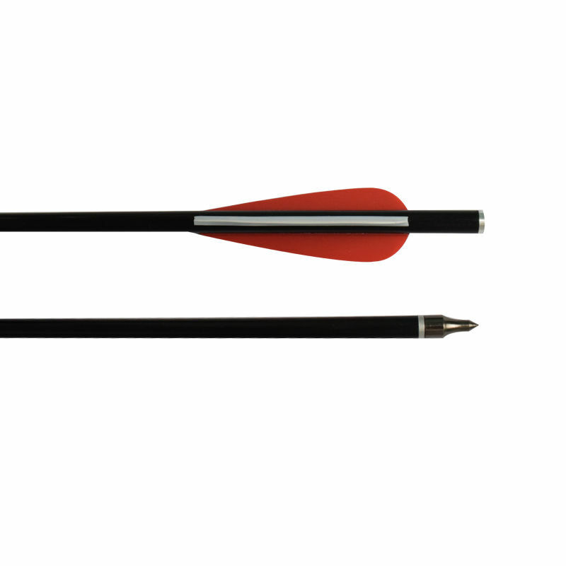 12pcs Crossbow Bolts Fiberglass Arrows Flat Nock for Archery Outdoor Hunting NEW