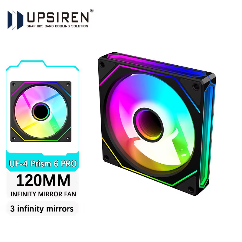 UF-4 Prism 6 PRO 120mm case fan 5V 3PIN motherboard light synchronization 4PIN P