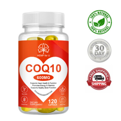 Coenzyme Q-10 COQ10 Capsules Antioxidant,Heart Health Support,Increase Energy PJ