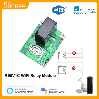 SONOFF relay module RE5V1C Switch Wifi Smart Switch 5V DC Wireless Switches Inch