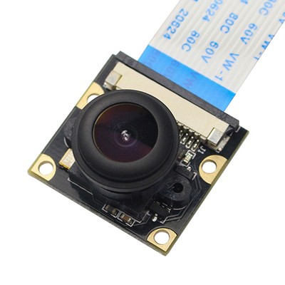 5MP Fisheye Wide Angle Camera Adjustable Focus 1080P For Raspberry Pi 2/3/B+ 