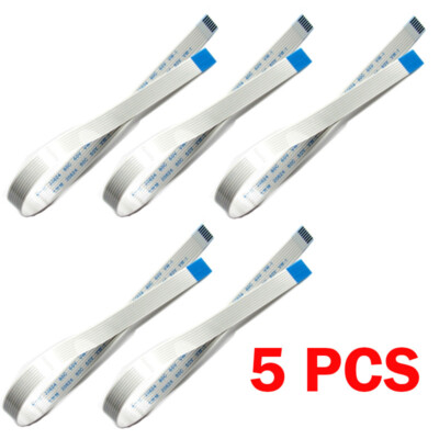 5 Power Reset Button Ribbon Flex Cables 7-Pin For PS2 Playstation 2 30001-39001