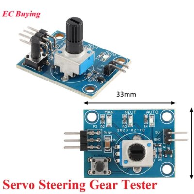 Servo Controller Steering Gear Tester Module 5V with Rotat Potentiometer Switch