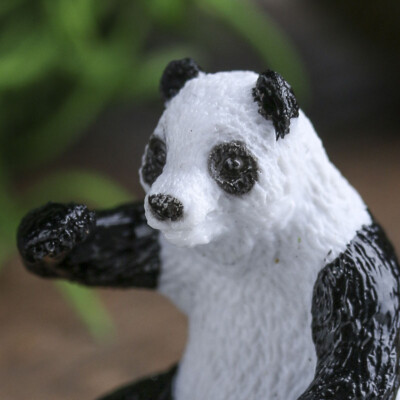 12 Factory Direct Craft Miniature Plastic Pandas