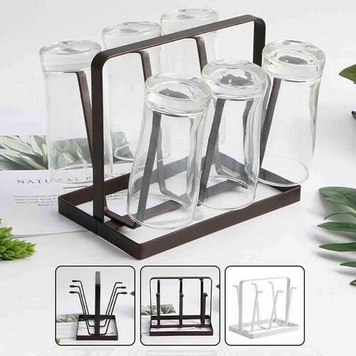 Metal Drip Tray Drainer Drying Rack Drawer Bottle Holder Gla