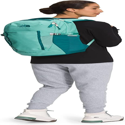 THE NORTH FACE Women's Pivoter School Laptop Backpack Wasabi/Harbor Blue