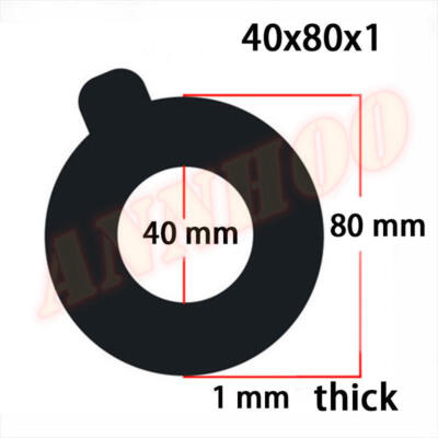8pc Bucket Pin Shims 40mm*80*1 for Case CX31 C35 CX36 Hitachi EX35 ZX35 EX35-1