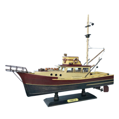 "Jaws" - "Orca" Model Wooden Fishing Boat 15” FAN ART