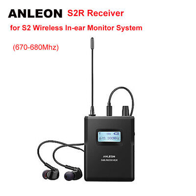 ANLEON S2R Receiver For In-ear Wireless Monitor System Stage UHF IEM 670-680Mhz