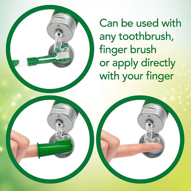 Dog Dental Gel Toothpaste Pack of 2 Formulated Teeth Bad Breath Fresh Cleaning