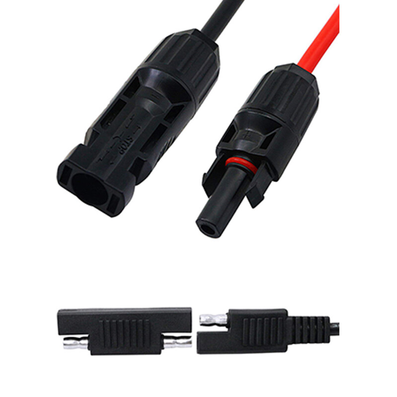 10 AWG SAE Connector to MC-4 Solar Extension Cable Solar Panel Connector Cable+