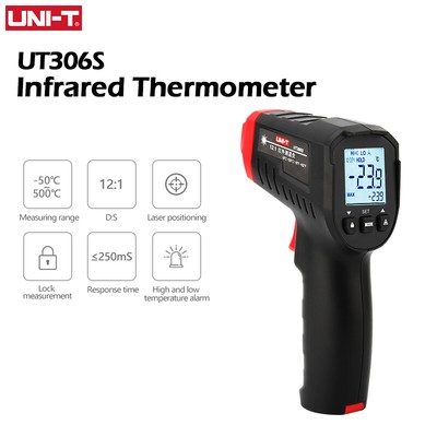 UNI-T UT306S UT306C Digital Thermometer Non Contact Household Temperature 500 