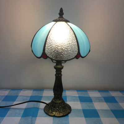 Tiffany Table Lamps Bedside Stained Glass Vintage Decor Bedroom
