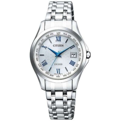 Citizen Exceed C1120-59B Silver Titanium Eco-Drive Men's Watch + Free Post