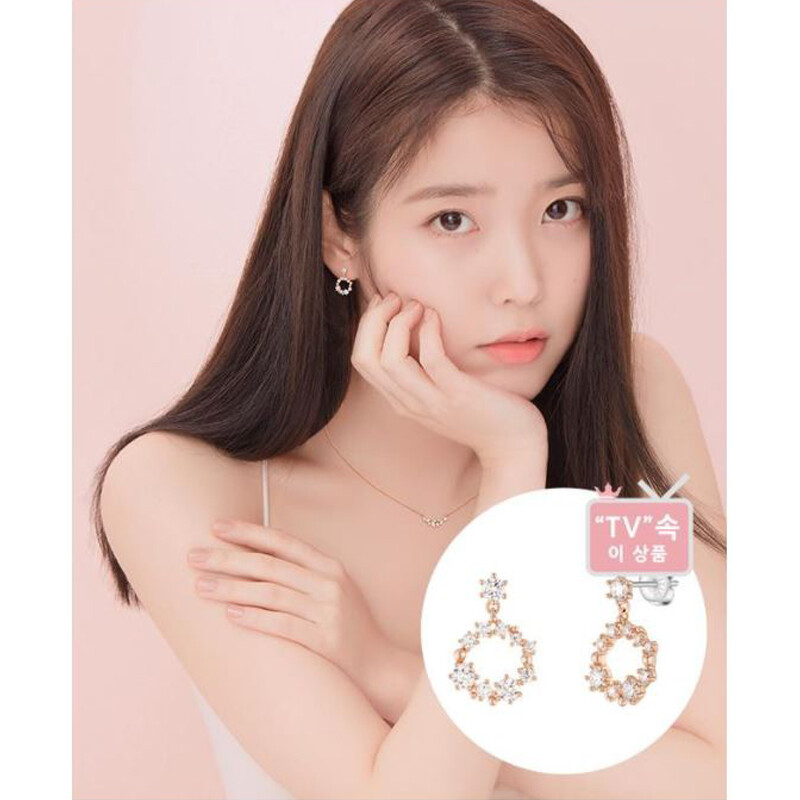 JESTINA J.Blanc Silver925 Earring Rose Gold Plated Womens