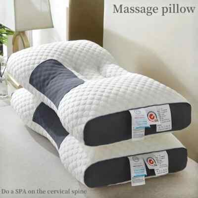 Massage Pillow design human body helps massage the neck fiber Sleep Aid