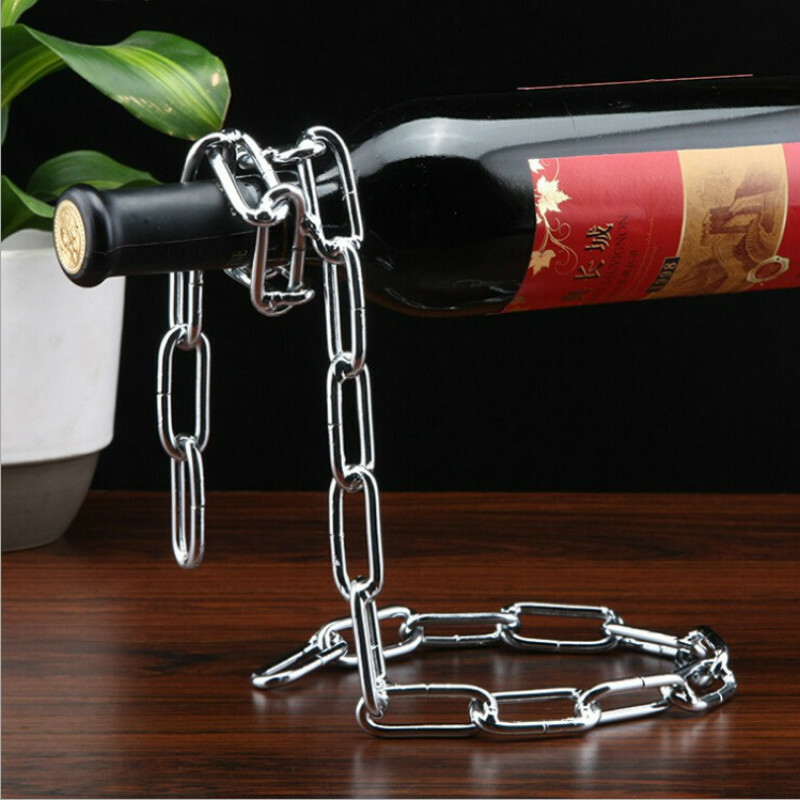 Home Magic Suspension Wine Rack Champagne Beer Bottle Holder Restaurant Bar Deco