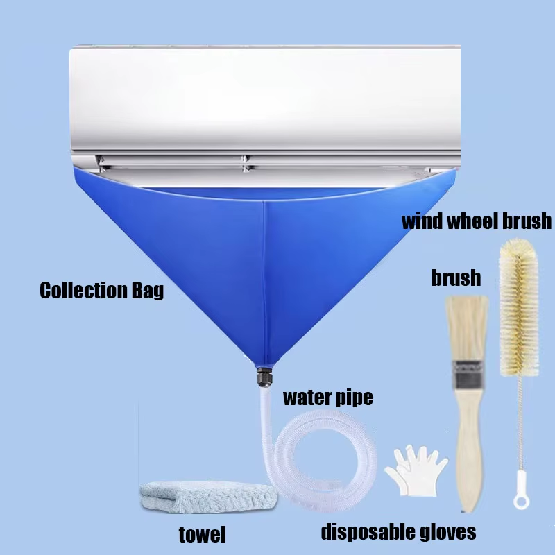 1 set Air Conditioner Cleaning Bag Waterproof Drain for Washing Conditioning Wat