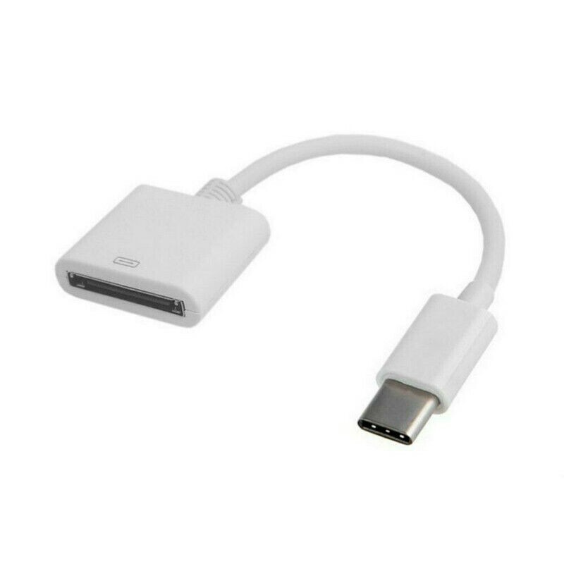 For Apple 30pin Female to USB 3.1 Type-C USB-C Sync Data Charging Adapter Cable