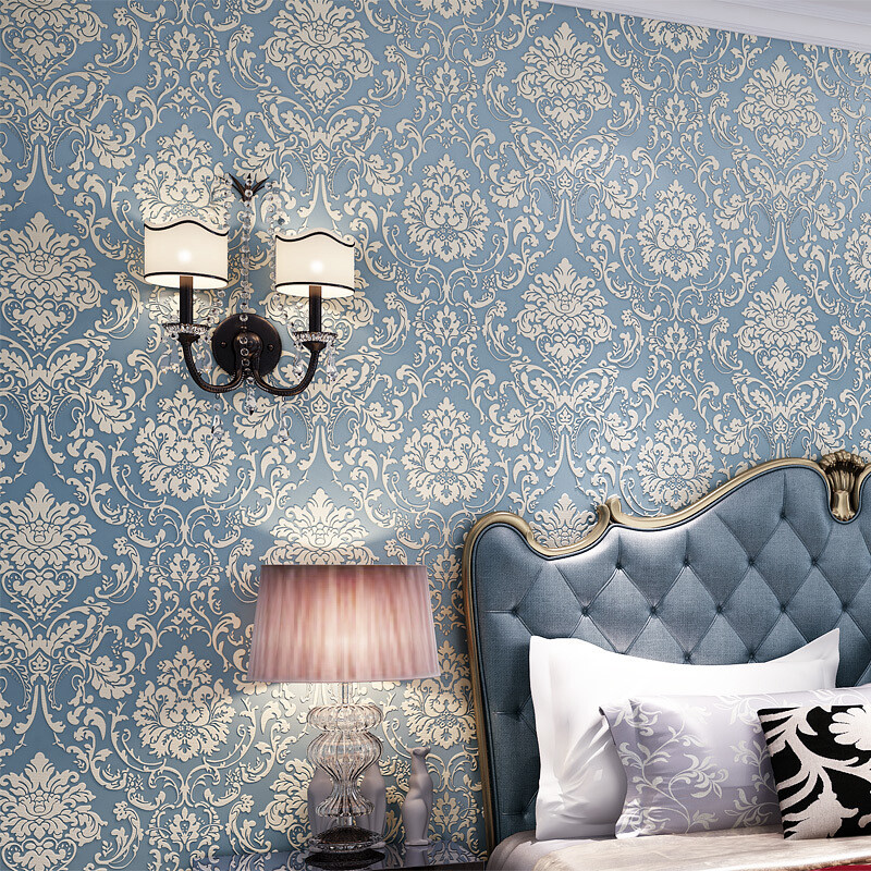 uk-3d-embossed-wallpaper-sticker-roll-waterproof-damascus-pvc-selfadhesive-deco