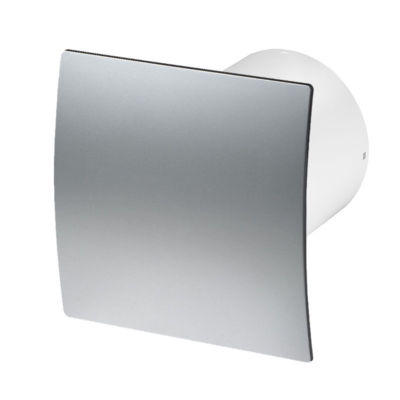 Satin Bathroom Extractor Fan 100mm with Pull Cord Switch Modern Ventilator