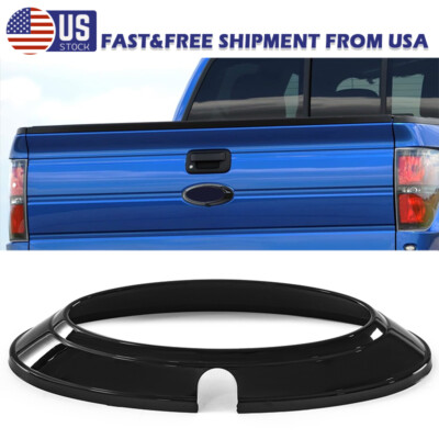 Exterior Rear Logo Emblem Badge Ring Cover Trim For Ford F-150 2009-2014 Durable