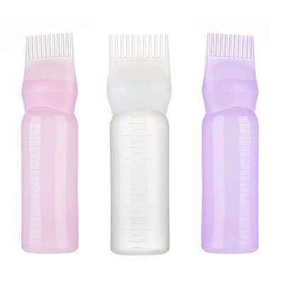 Hair dye bottle comb bottle dye  coloring hair care pot shampoo bottle U4R7