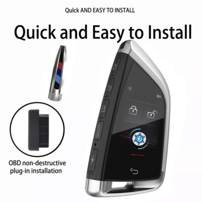 for BMW Benz Audi Cadillac Lexus Modified LCD Screen Smart Remote Car Key Shell