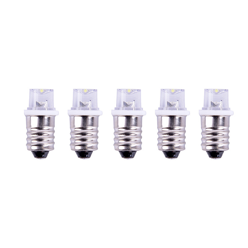 5pcs/set E10 Led Bulb DC 3V 4.5V Instrument Bulb Indicator Bulb ...