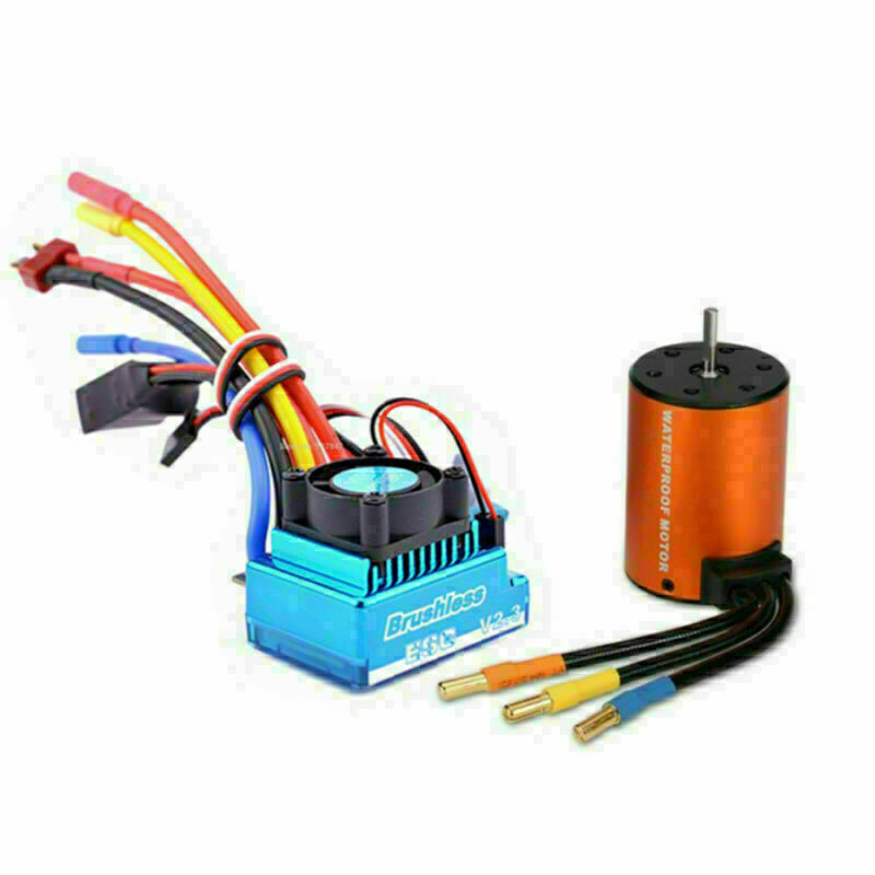 120A Brushless ESC Motor 2.4G Remote Control Upgrade Kit for WLtoy 144001 RC Car