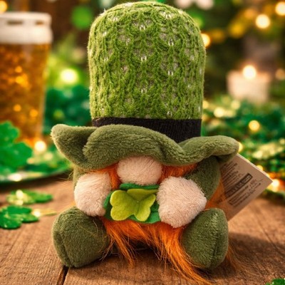 St Patricks Day Leprechaun Irish Lucky Mascot Soft Plush Rugby Party Prize 15cm