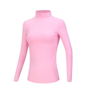 Pgm Slim Women Golf Bottoming Tops Long Sleeve Shirts Winter Lady Warm Pullover