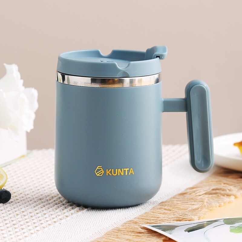 450ML Thermos Cup Stainless Steel Coffee Mug With Cover Coffee Milk Cup