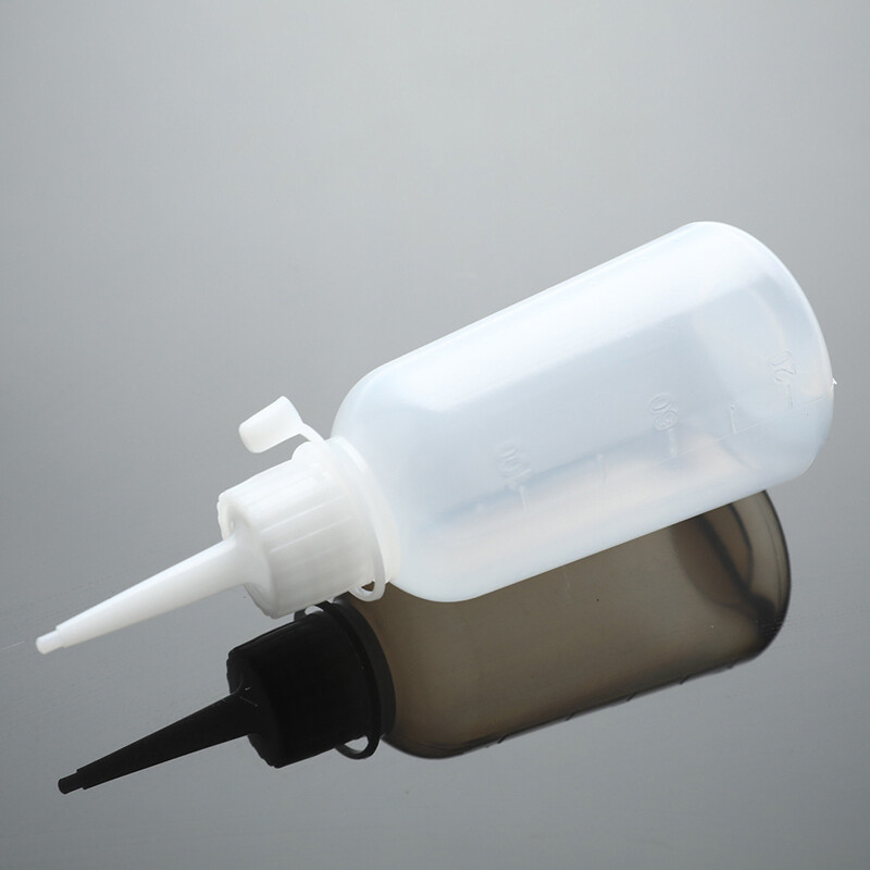 100ml Plastic Clear Tip Applicator Bottle Plastic Squeeze Bottle With Tip //i