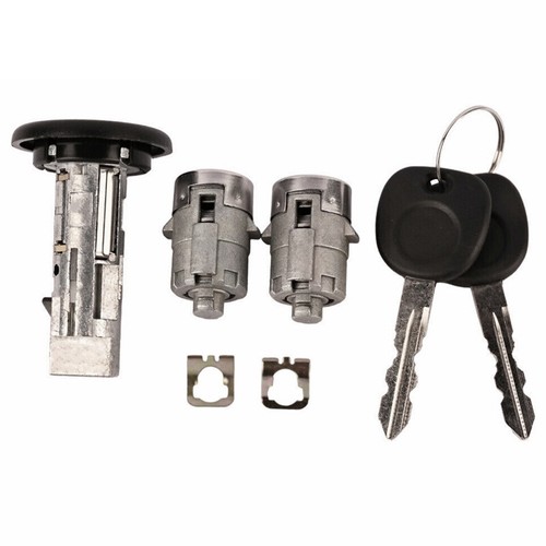 Ignition Key Switch Cylinder & 2 Door Lock Set 2 SAME KEYS MATCHED for Chevy