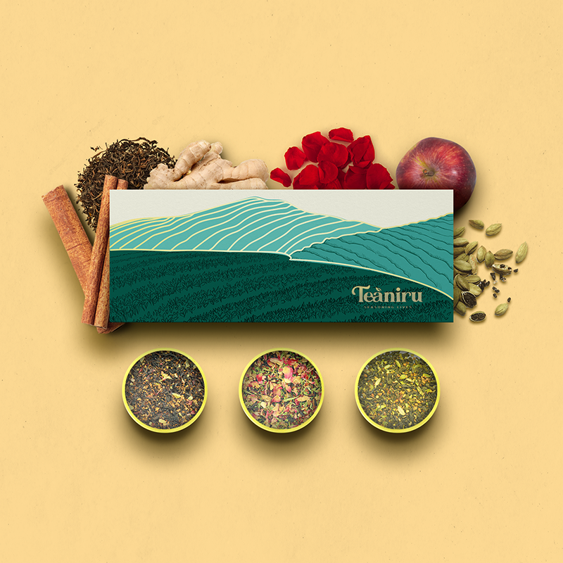 Gifts - Holiday Tea Gifts L 3 Aromatic Flavors I 100 Serving