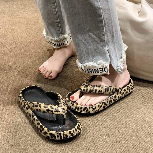 Damen Flip Flops weiche Plateau Sandalen Slingback Hausschuhe Pumps Sommer Mode