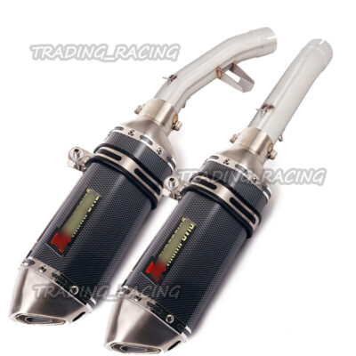 Exhaust System Link Pipe Mufflers DB Killer Slip on For Yamaha FJR1300 2001-2023