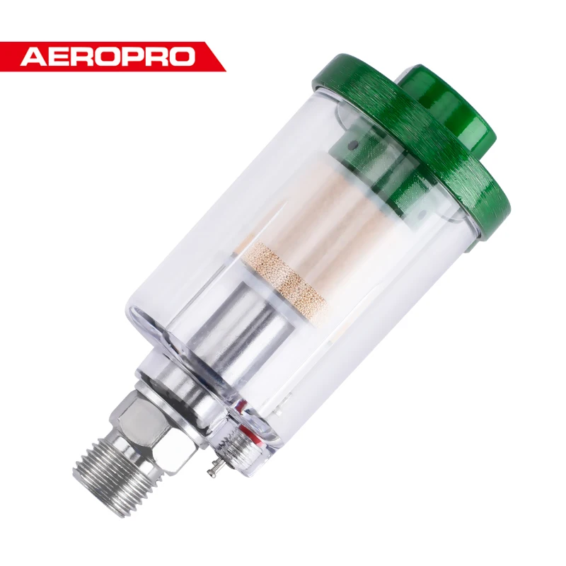 Water and Oil Separator for Air Line | 1/4" Inlet and Outlet | 90 PSI | Air Comp