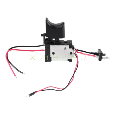 7.2V-24V 16A Electric Cordless Drill Trigger Switch Push Button With Small Light