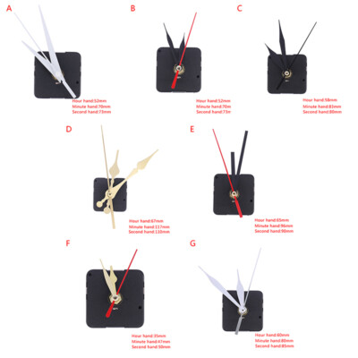 DIY Replacement Wall Clock Quartz Movement Mechanism Fittings Part Collectib-j4