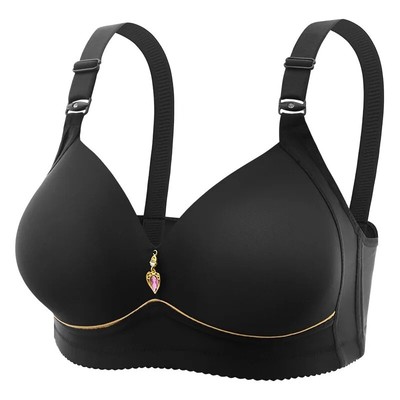 Sujetador sin aros de talla grande Ropa interior de mujer cómoda y transpirable