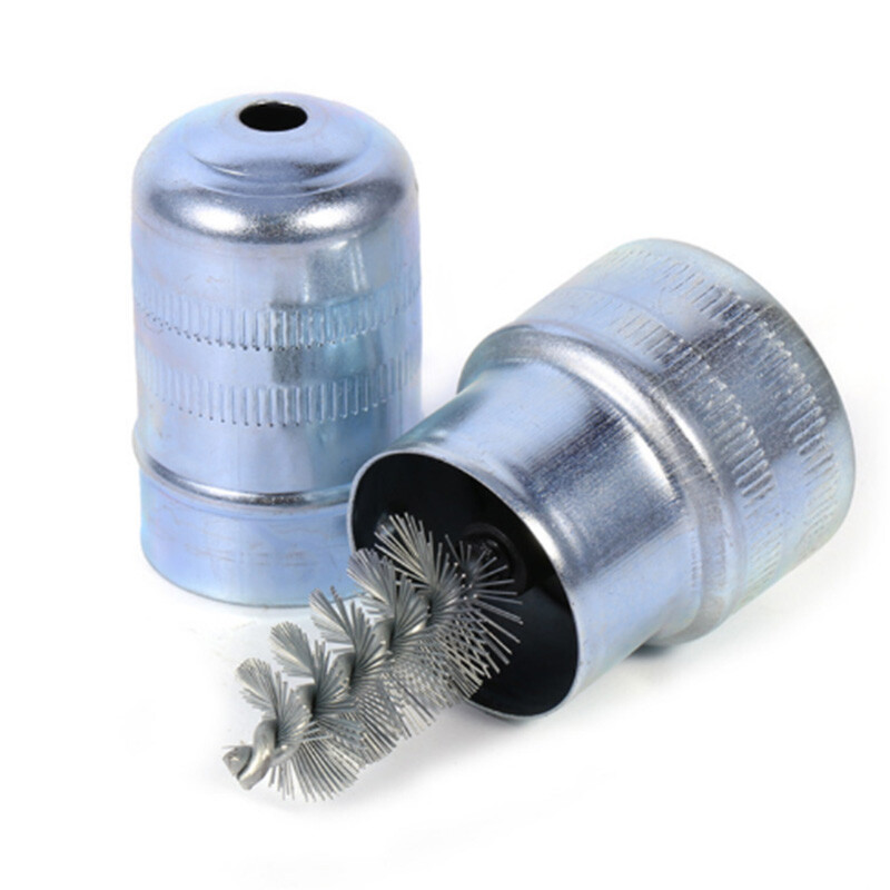 Stainless Steel Car Battery Post Terminal Cleaner Dust Brush Hand Clean