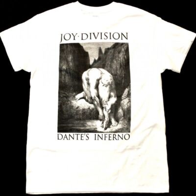 JOY DIVISION DANTE'S INFERNO NEW WHITE T-SHIRT FL063