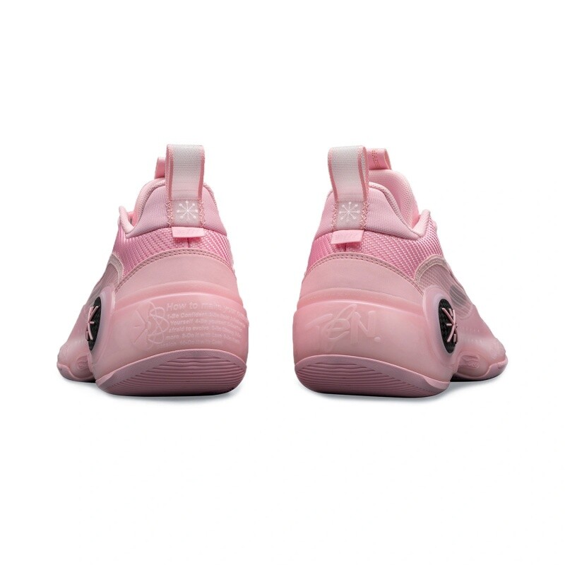 Pre-owned Li-ning Way Of Wade 10 ‘cherry Blossom' Men's Basketball Shoe Abas083-3 In Pink